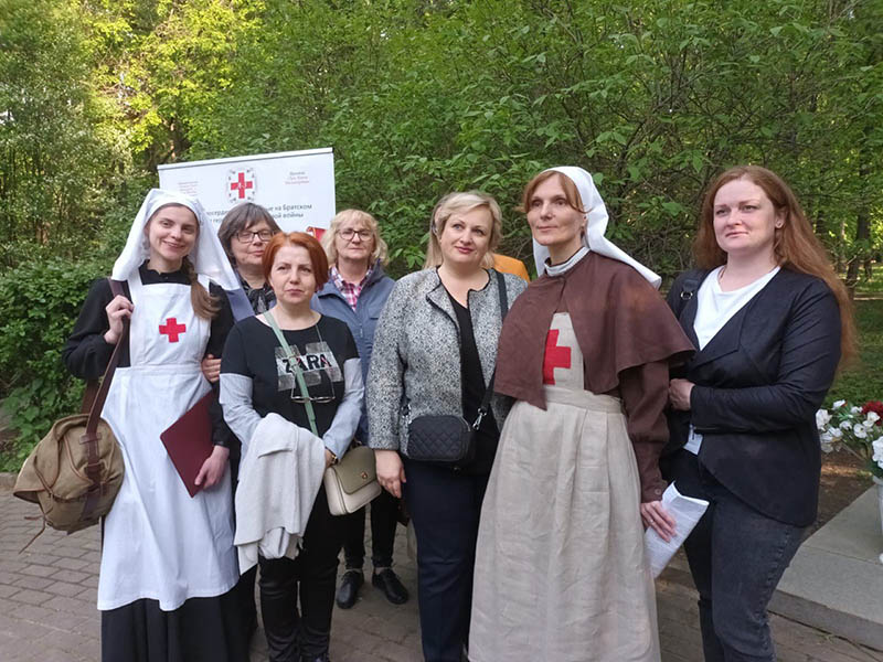 Медицинские сестры НПЦ приняли участие в акции «Возвращение имён Сестер Милосердия»